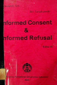 301 Tanya-jawab : Informed Concent & Informed Refusal, Edisi III