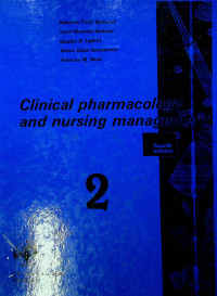 Clinical pharmacology and nursing management, fourth edition 2