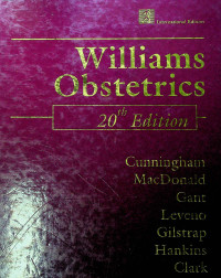 Williams Obstetrics, 20 th Edition