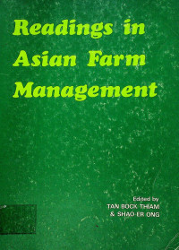 Readings in Asian Farm Management