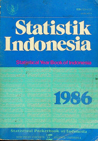 Statistik Indonesia : Statistical Year Book of Indonesia 1986