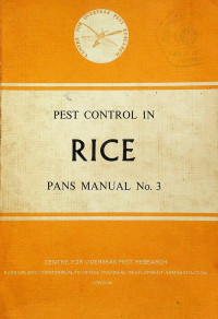 PEST CONTROL IN RICE PANS MANUAL No. 3