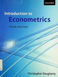Introduction to Econometrics, THIRD EDITION