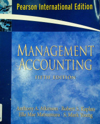 MANAGEMENT ACCOUNTING, FIFTH EDITION