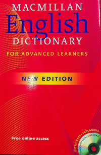 MACMILLAN English DICTIONARY FOR ADVANCED LEARNERS, NEW EDITION