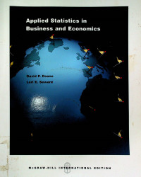 Applied Statistics in Business and Economics