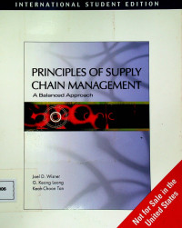 PRINCEPLES OF SUPPLY CHAIN MANAGEMENT: A Balanced Approach