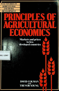 PRINCIPLES OF AGRICULTURAL ECONOMICS: Markets and prices in less developed countries