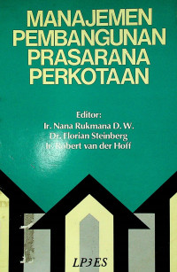 MANAJEMEN PEMBANGUNAN PRASARANA PERKOTAAN