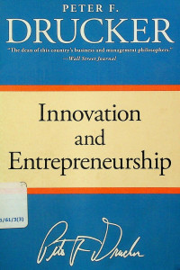 Innovation and Entrepreneurship