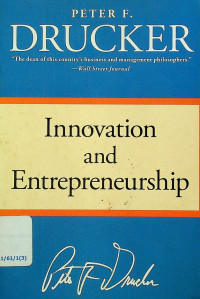 Innovation and Entrepreneurship