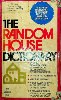 THE RANDOM HOUSE DICTIONARY