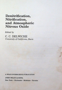 Denitrification, Nitrification, and Atmospheric Nitrous Oxide