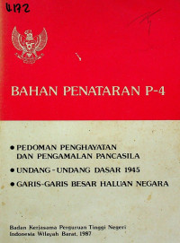 BAHAN PENATARAN P-4