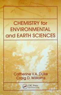 CHEMISTRY for ENVIRONMENTAL and EARTH SCIENCES