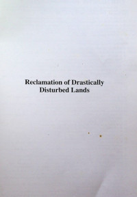 Reclamation of Drastically Disturbed Lands