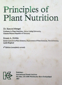 Principles of Plant Nutrition