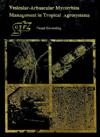 Vesicular-Arbuscular Mycorrhiza Management in Tropical Agrosystems