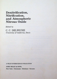 Denitriefication, Nitrification, and Atmosheric Nitrous Oxide