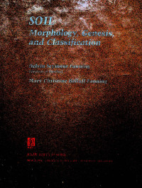 SOIL Morphology, Genesis and Classification