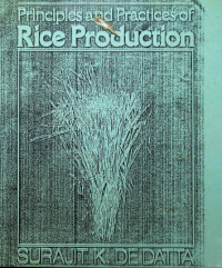 Principles and Practices of Rice Production