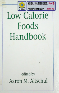 Low-Calorie Foods Handbook