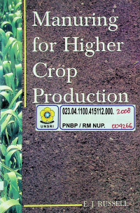 Manuring for Hugher Crop Production