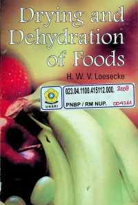 Drying and Dehydration of Foods