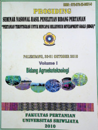 PROSIDING SEMINAR NASIONAL HASIL PENELITIAN BIDANG PERTANIAN 