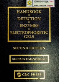 HANDBOOK of DETECTION of ENZYMES on ELECTROPHORETIC GELS