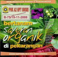 Bertanam Sayuran organic di pekarangan