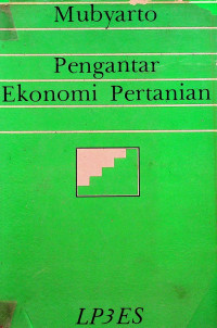 Pengantar  Ekonomi Pertanian