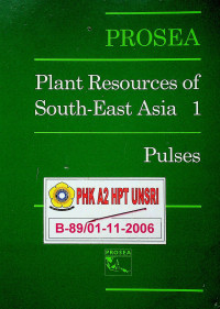 PROSEA : Plant Resources of South-East Asia 1, Pulses