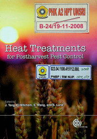 Heat Treatments for Postharvest Pest Control