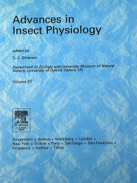 Advances in Insect Physiology, Volume 31