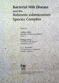 Bacterial Wilt Disease and the Ralstonia solanacearum