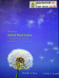 Applied Weed Sciebce: Including the Ecology and Management of Invasive Plants, Third Editioon