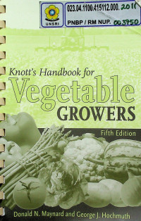 Knott's Handbook for Vegetable Growers, Fifth Edition