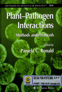 Plant-Pathogen Interactions: Methods and Protocols