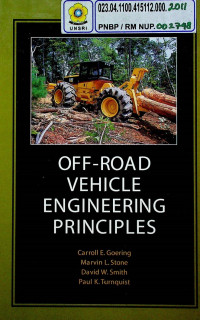 OFF-ROAD VEHICLE ENGINEERING PRINCIPLES