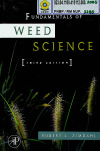 FUNDAMENTALS OF WEED SCIENCE, THIRD EDITION