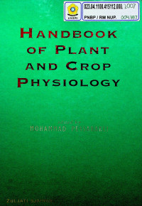 HANDBOOK OF PLANT AND CROP PHYSIOLOGY