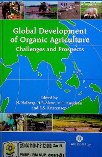 Global Development of Organic Agriculture: Challenges and Prospects