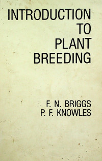 INTRODUCTION TO PLANT BREEDING