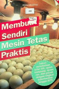 Membuat Sendiri Mesin Tetas Praktis