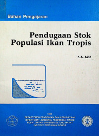 Pendugaan Stok Populasi Ikan Tropis