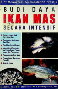 BUDI DAYA IKAN MAS SECARA INTENSIF