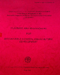 PLANNING AND MANAGEMENT FOR SUSTANABLE COASTALAQUACULTURE DEVELOPMENT