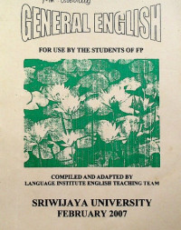GENERAL ENGLISH
