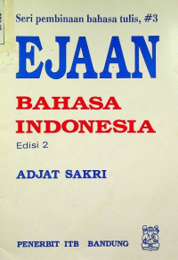 Ejaan bahasa Indonesia, Edisi 2